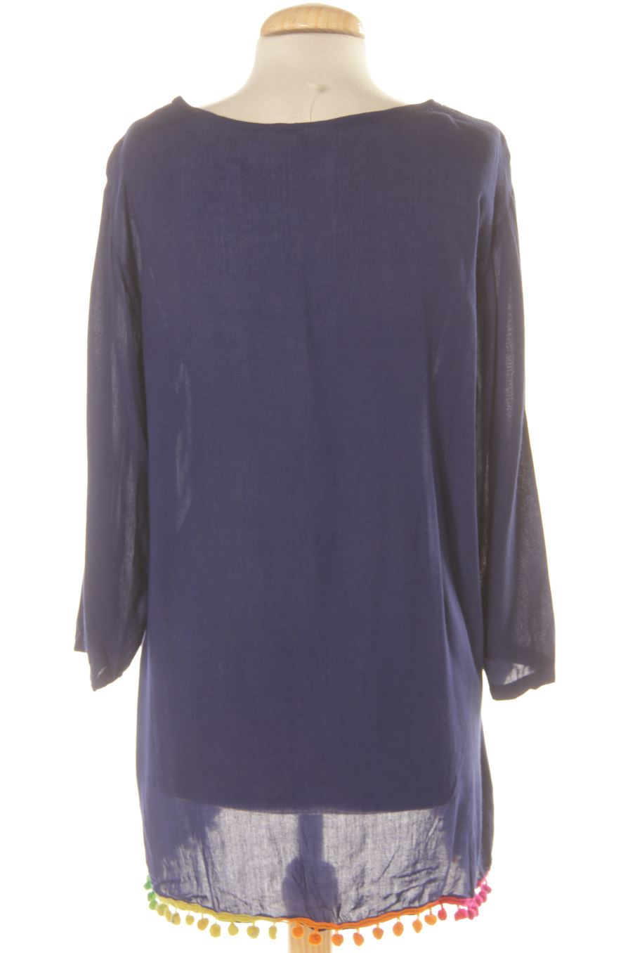 Blusa de manga larga de Anisa de la talla M, de color azul