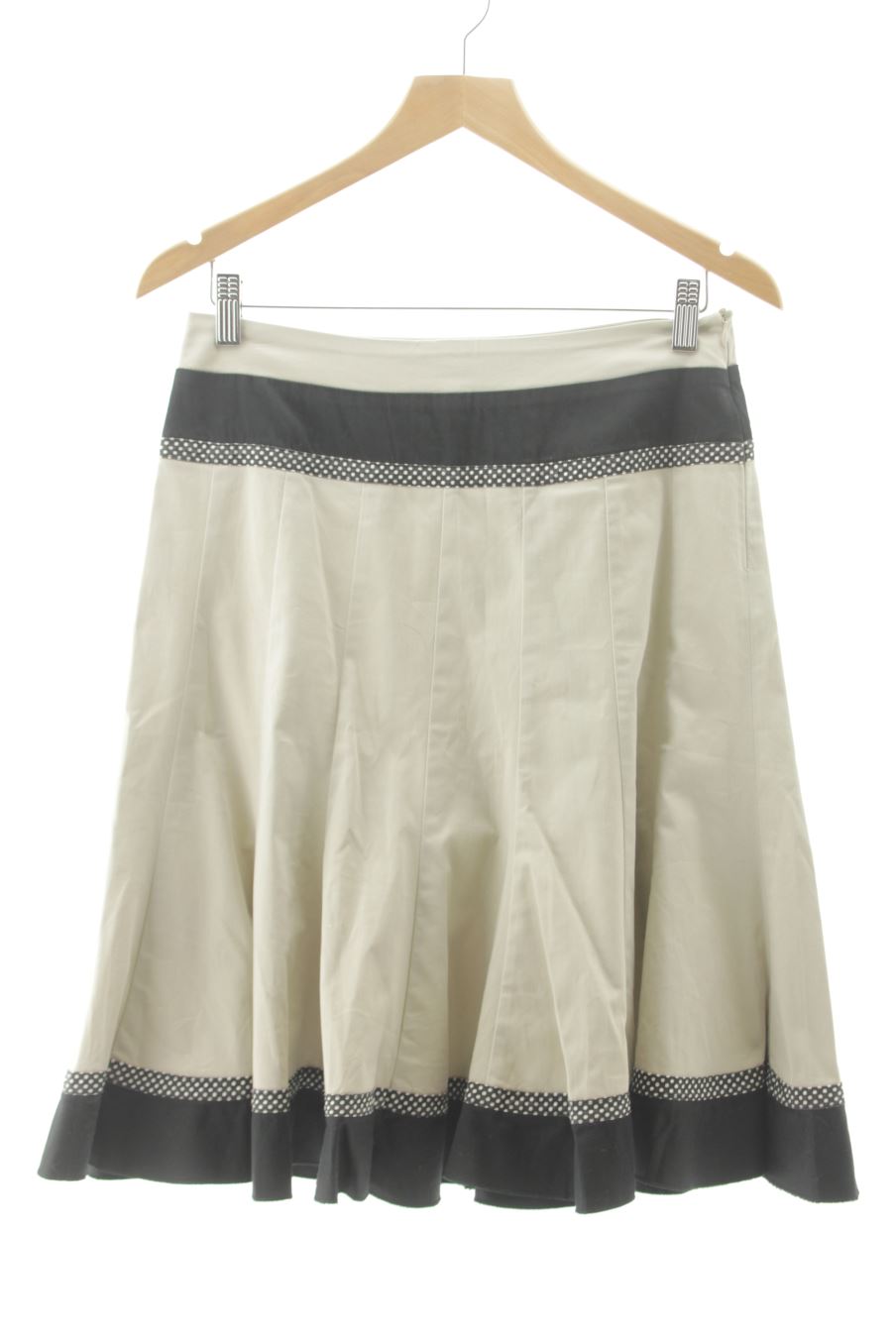 Jupe Caroll de la taille 38, de couleur beige