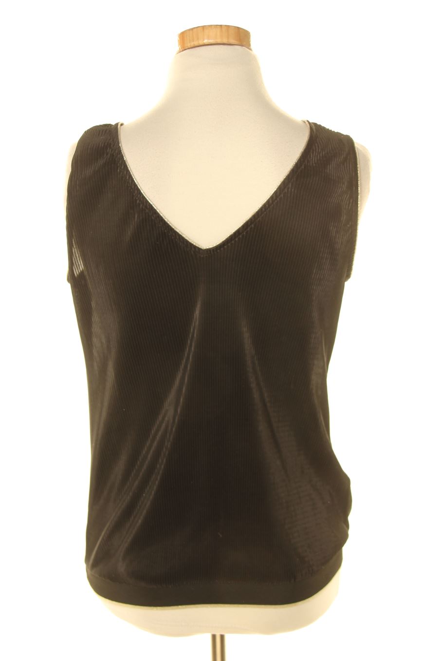 Top de Promod de la talla S, de color negro