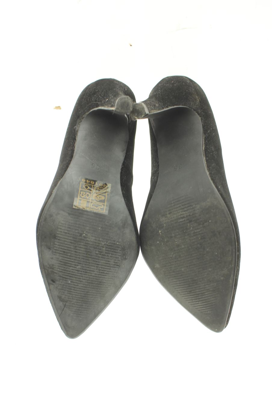 Zapatos de tacon de La redoute de la talla 35, de color negro de
