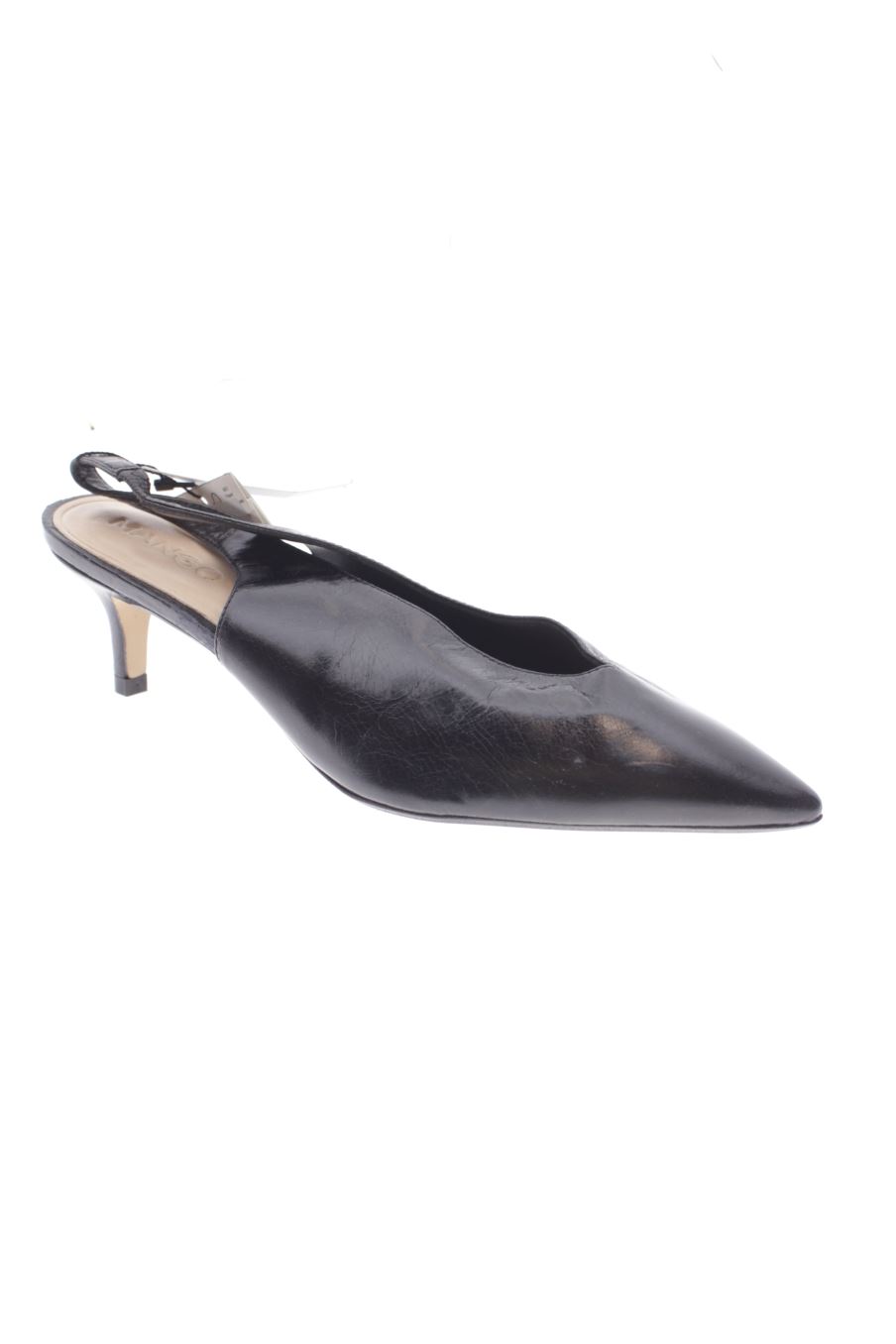 Zapatos de tacon de Mango de la talla 37, de color negro de