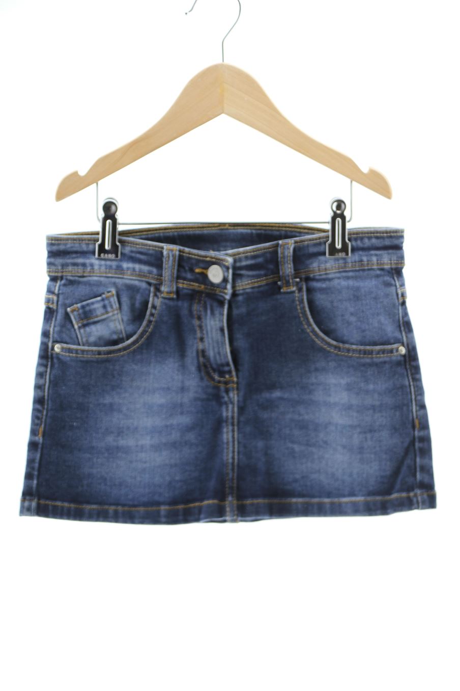 Jupe Losan de la taille 8 ans de denim de seconde main