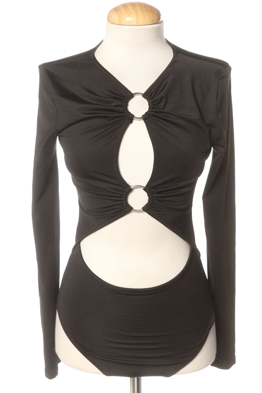Body de Stradivarius de la talla M, de color nero
