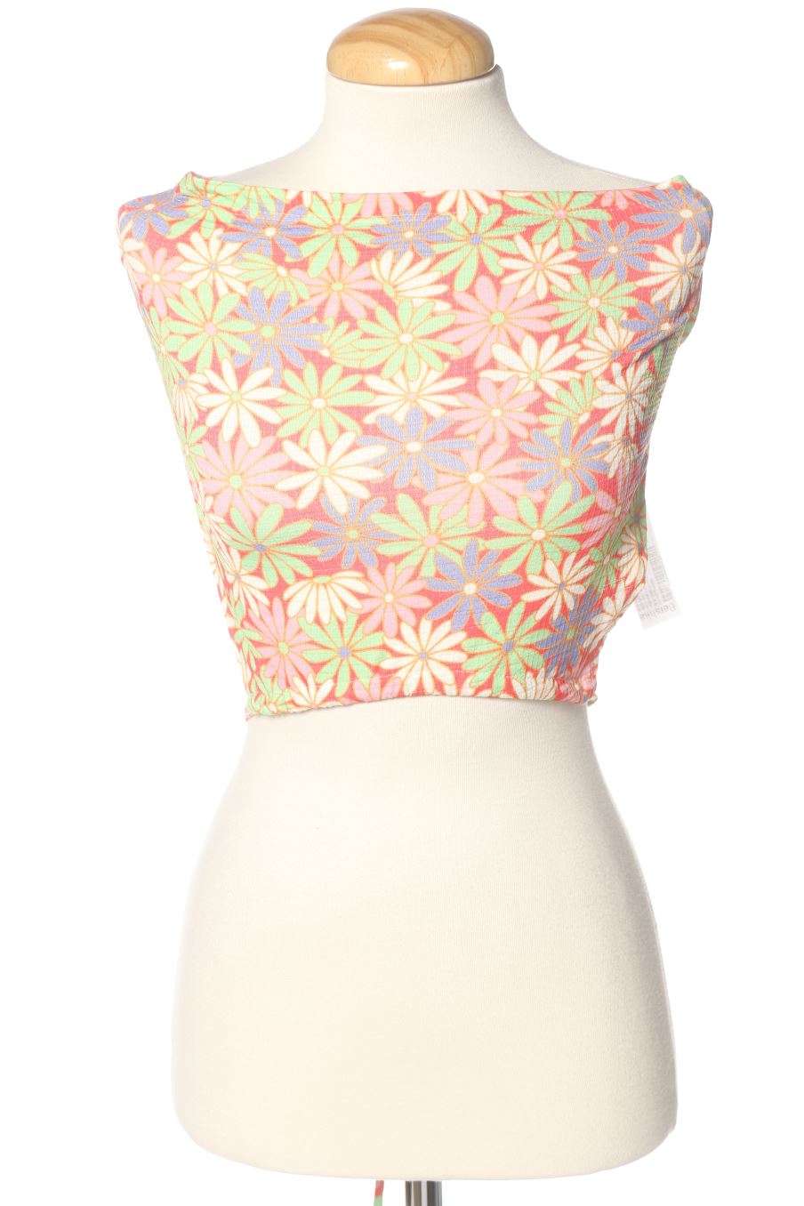 Top de Bershka de la talla L, de color fiori