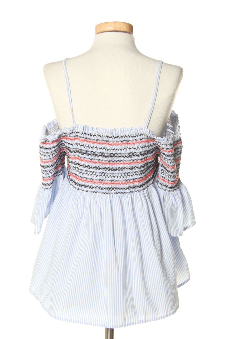Blouse à manches courtes Easy wear de la taille L, de couleur rayures