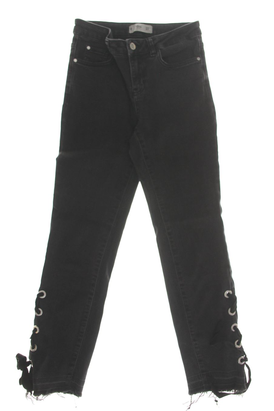 Jeans de Mango de la talla 34, de color nero