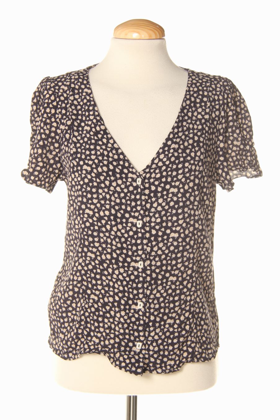 Blusa de manga corta de Mango de la talla M, de color flores