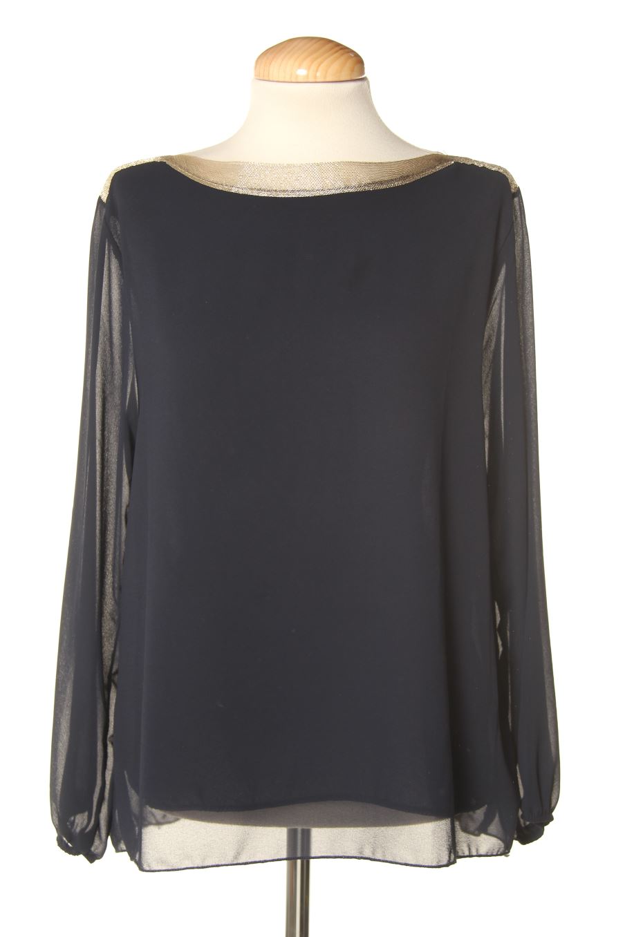 Blouse à manches longues PERCENTIL de la taille S, de couleur bleu marine