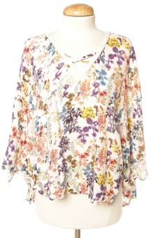 Kurzärmelige Bluse S natura