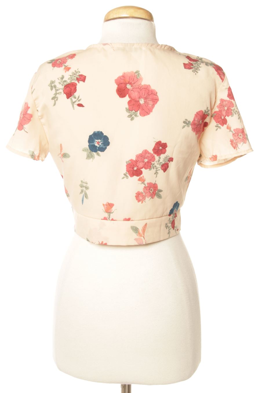 Blouse à manches courtes Pull & Bear de la taille M, de couleur fleurs