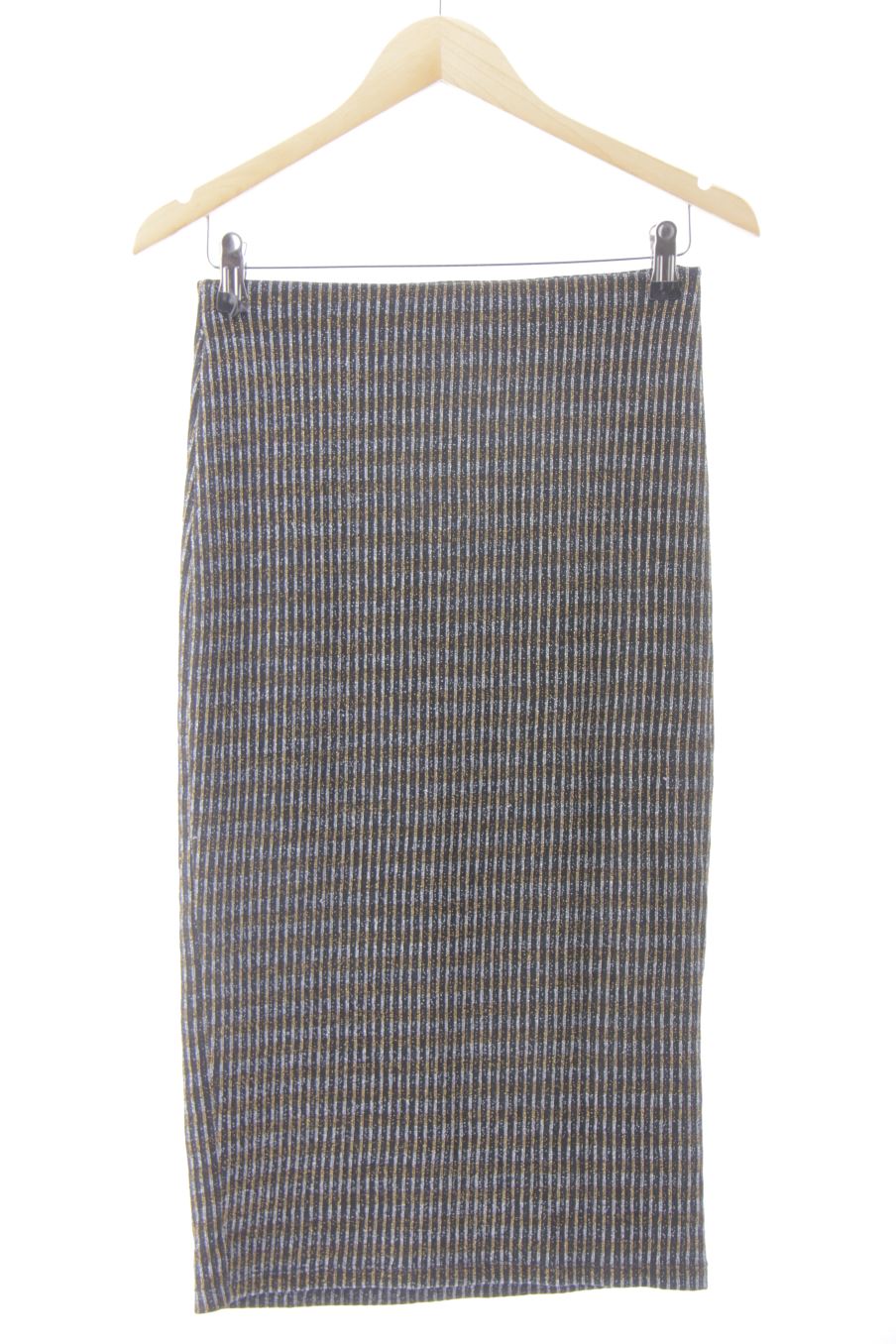 Falda de Pull & Bear de la talla L, de color rayas