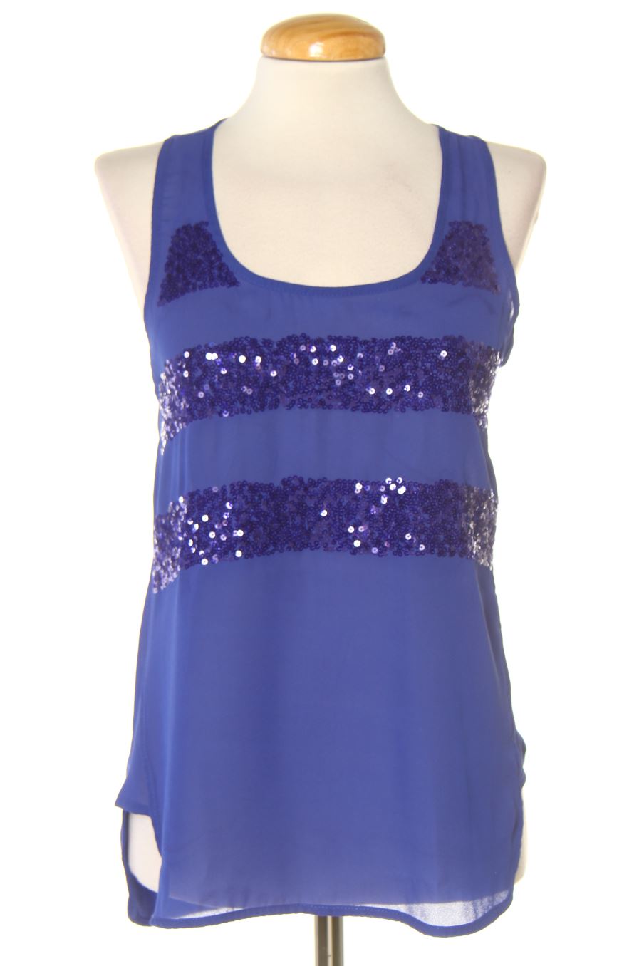 Top Mango de la taille S, de couleur bleu