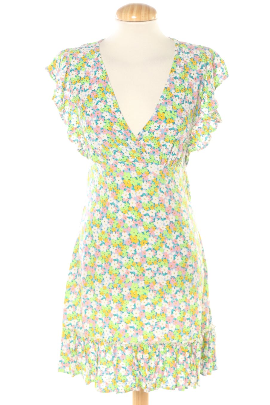 Robe casual Stradivarius de la taille S, de couleur fleurs