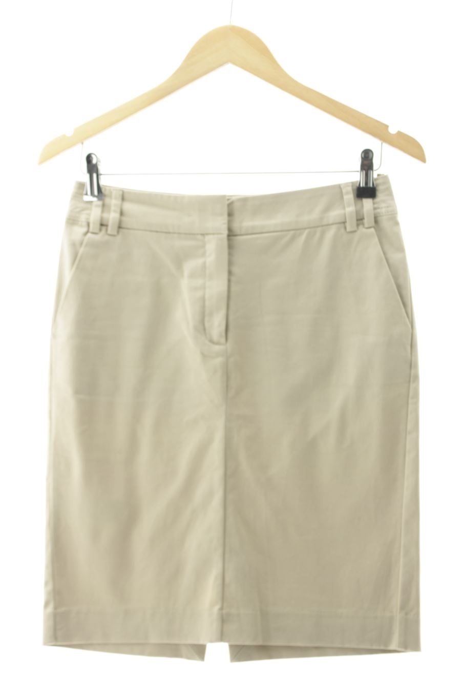 Falda de Mango de la talla 34, de color beige