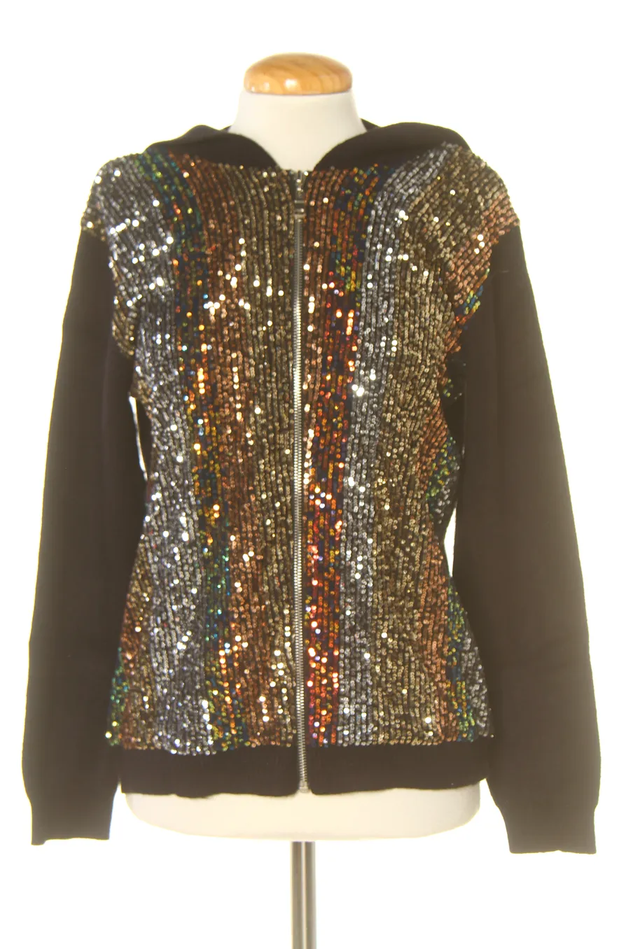 Pull Jasmine de la taille unique, de couleur noir