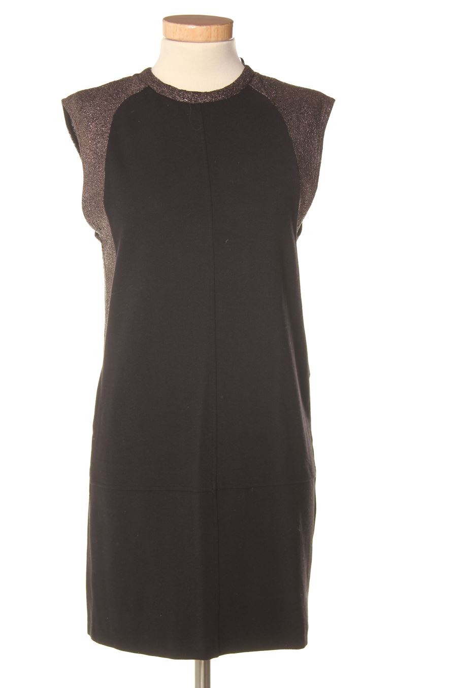 Vestido casual de Pull & Bear de la talla S, de color negro