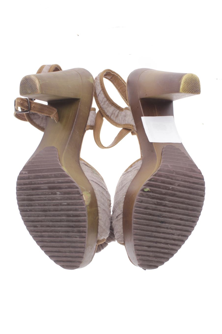 Sandalias tacon de Xti de la talla 40, de color marrón de