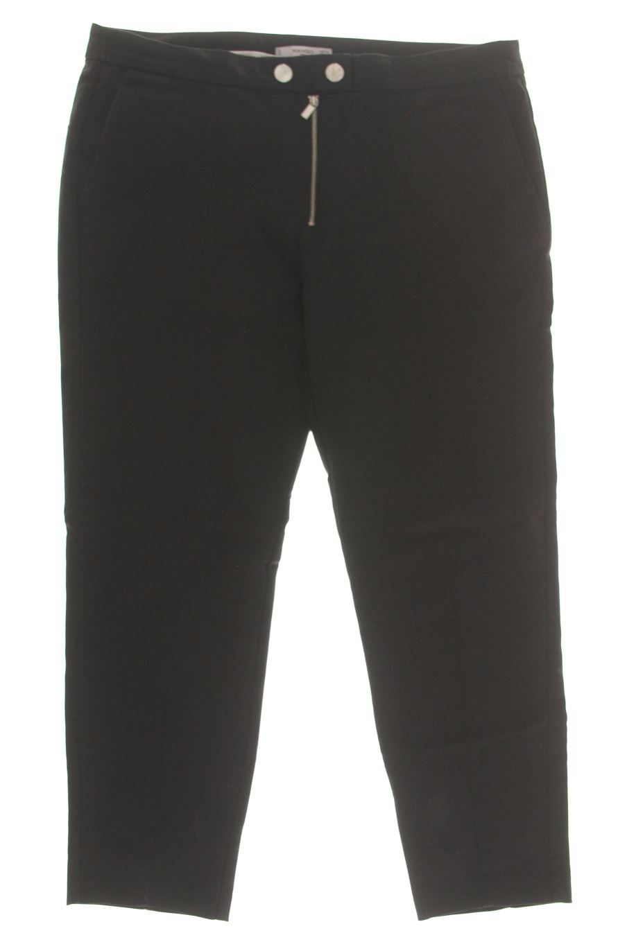 Pantalones de Mango de la talla 42, de color negro