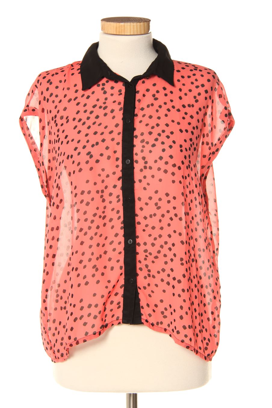 Camisa sin mangas de Bershka de la talla L, de color estampado