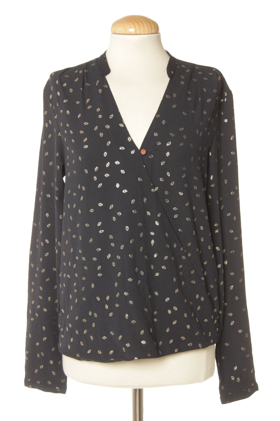 Blouse à manches longues Vila de la taille XS, de couleur bleu marine