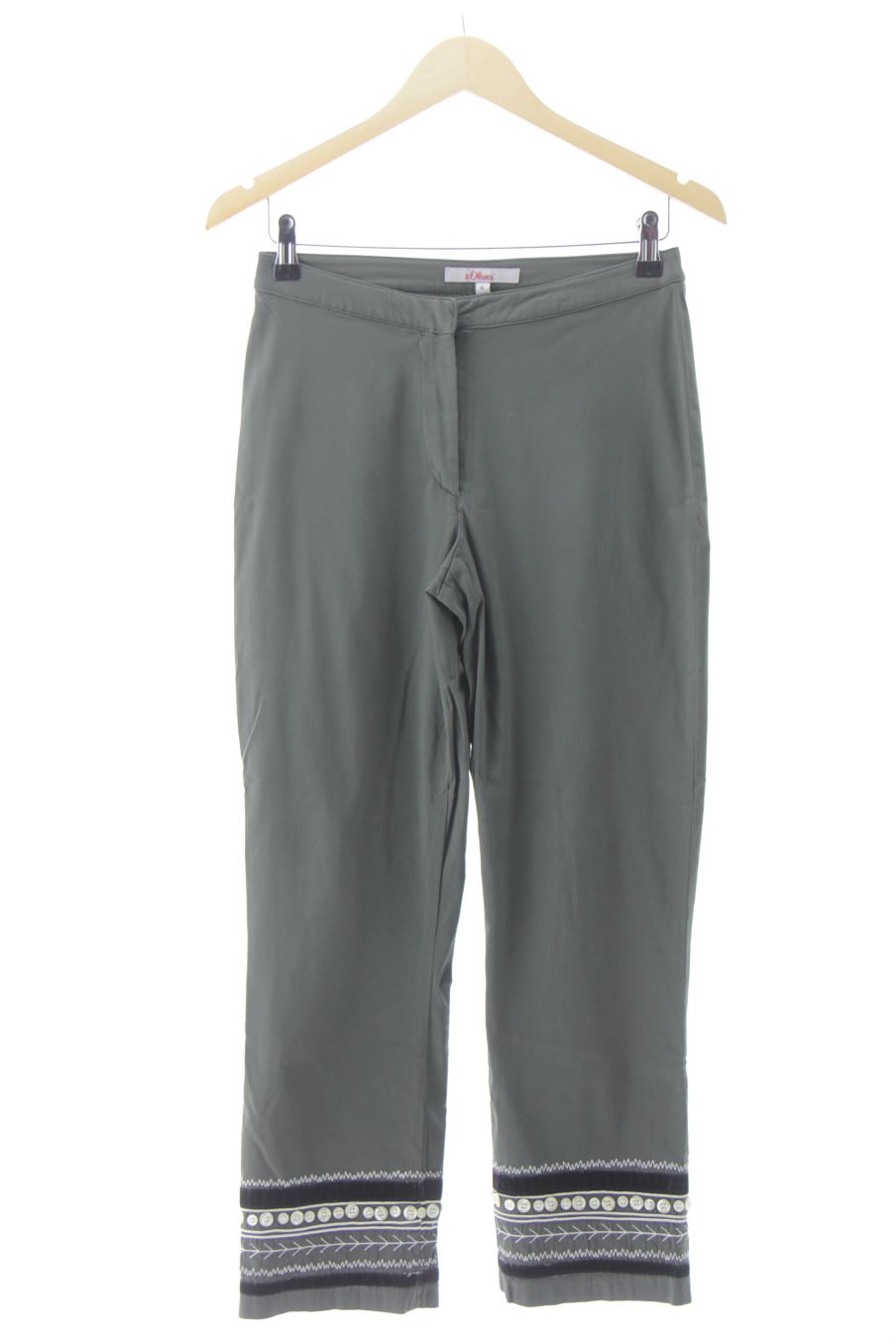Pantalon s.Oliver de la taille 36, de couleur vert