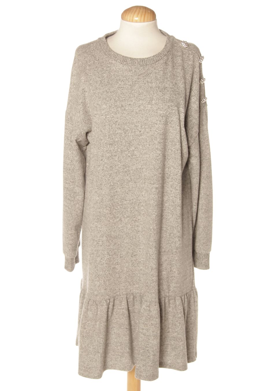 Robe casual C&A de la taille M, de couleur gris
