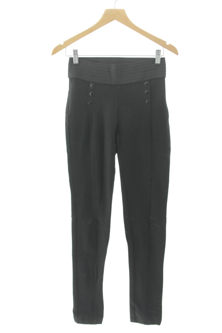 Pantaloni casual de Zara de la talla M, de color nero