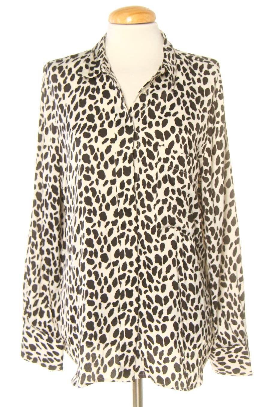 Camisa de Mango de la talla L, de color animal print