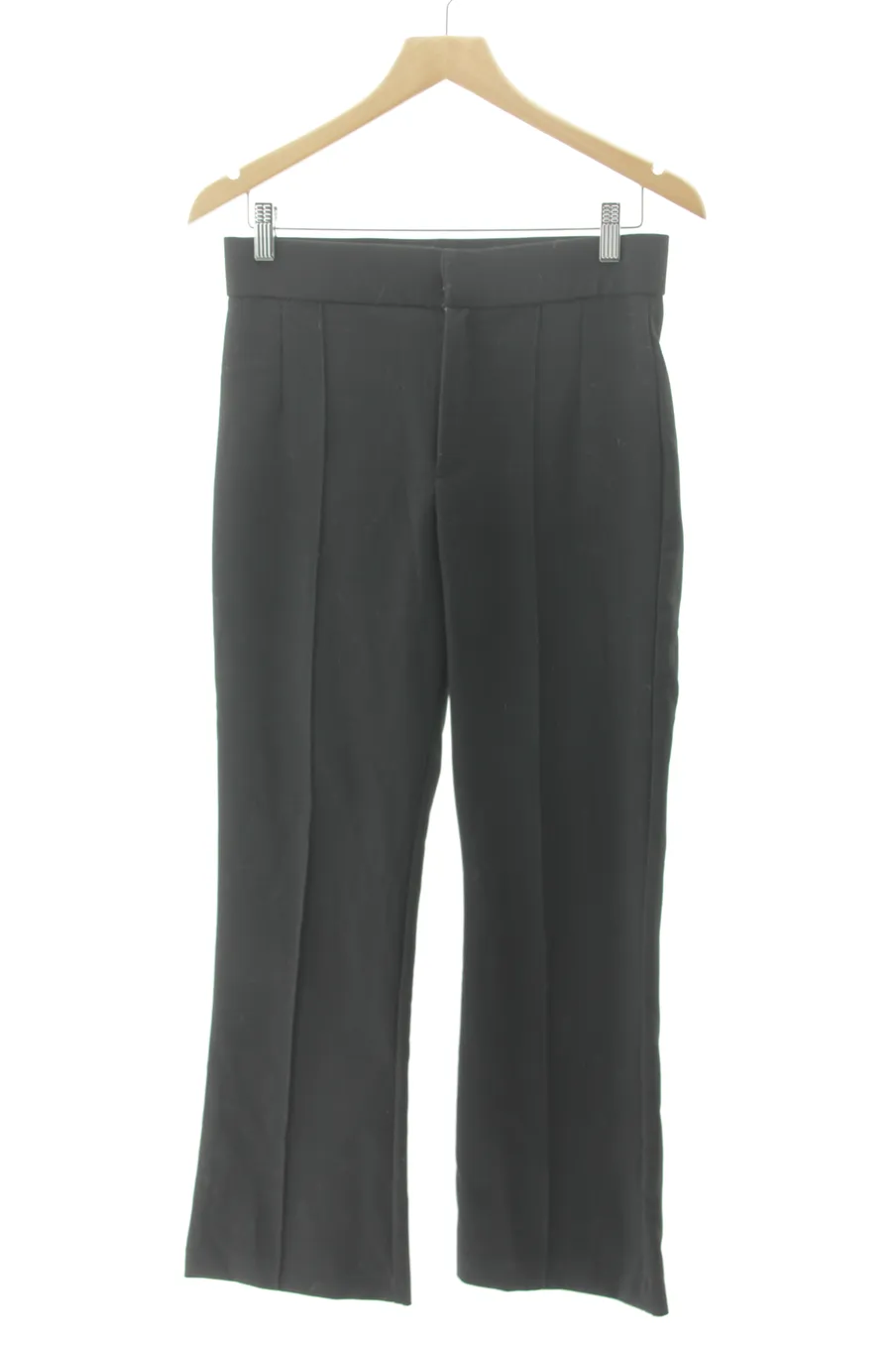 Pantalon décontracté Zara de la taille L, de couleur noir