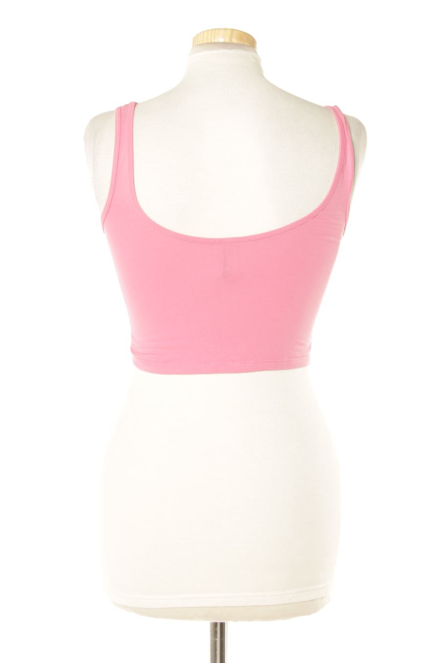 Camiseta sin mangas de Stradivarius de la talla M, de color rosa