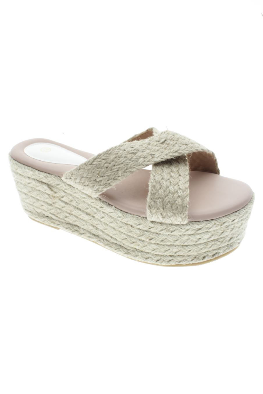 Plataformas de PERCENTIL de la talla 37, de color beige de