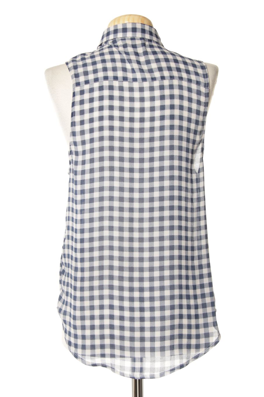 Chemise sans manches Hollister de la taille XS, de couleur carreaux