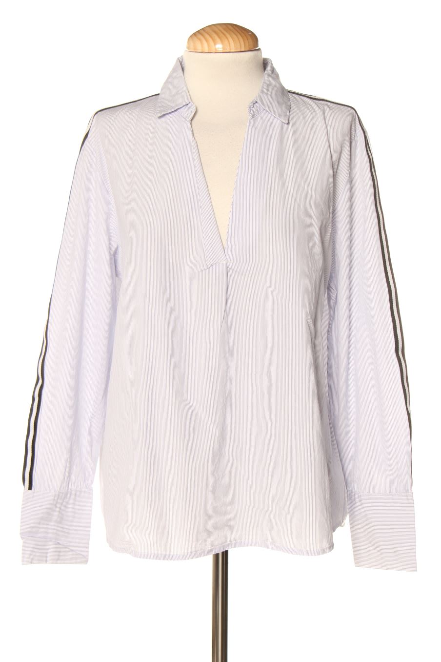 Langärmelige Bluse von Mango Größe S, Farbe Gestreift, für
