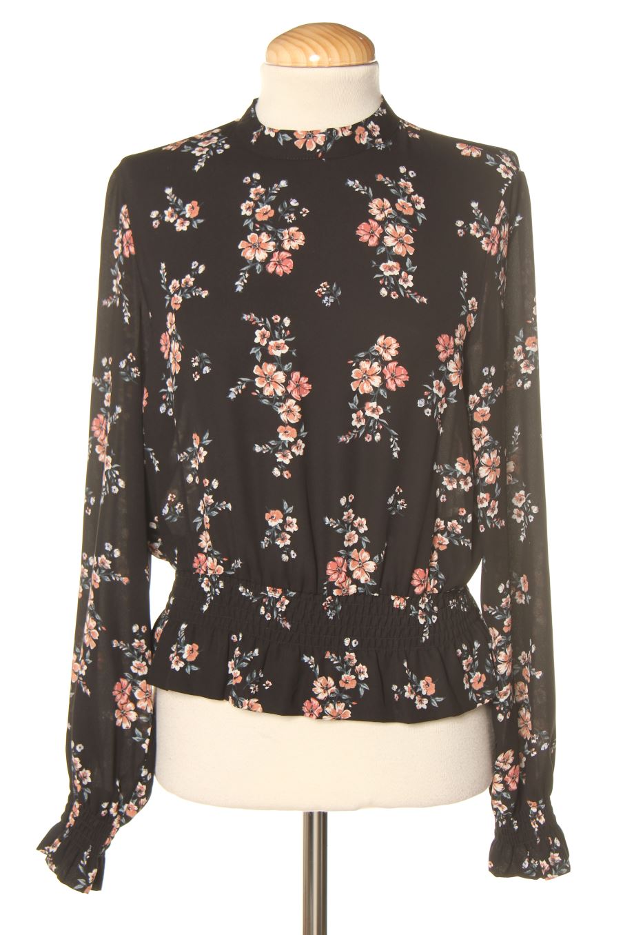 Blusa de manga larga de H&M de la talla 34, de color flores