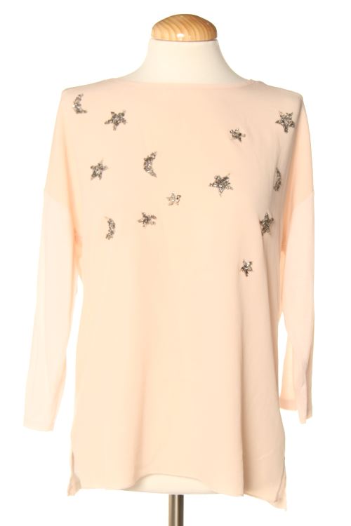 Blusa a maniche lunghe