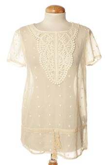 Blouse à manches courtes XS SUITEBLANCO, photo 1 sur 2