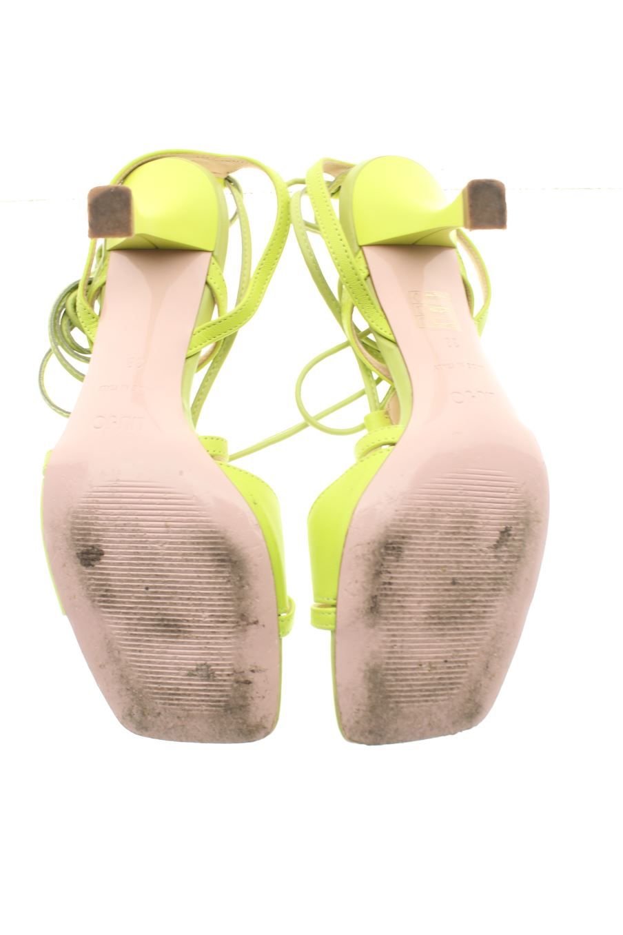 Sandalias tacon de Liu jo de la talla 38, de color verde de