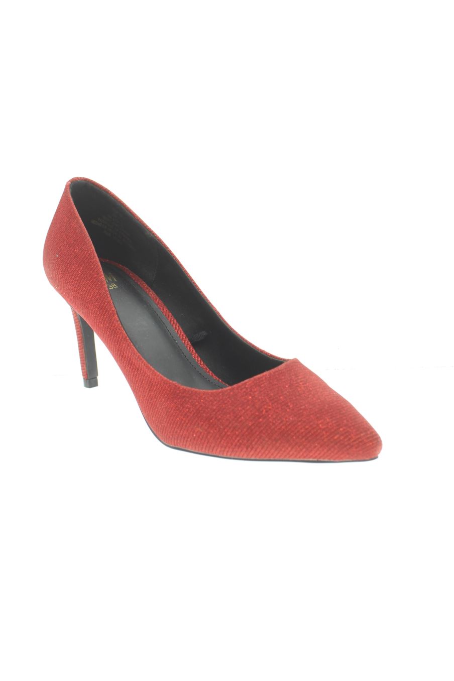 Zapatos de tacon de H&M de la talla 38, de color rojo de