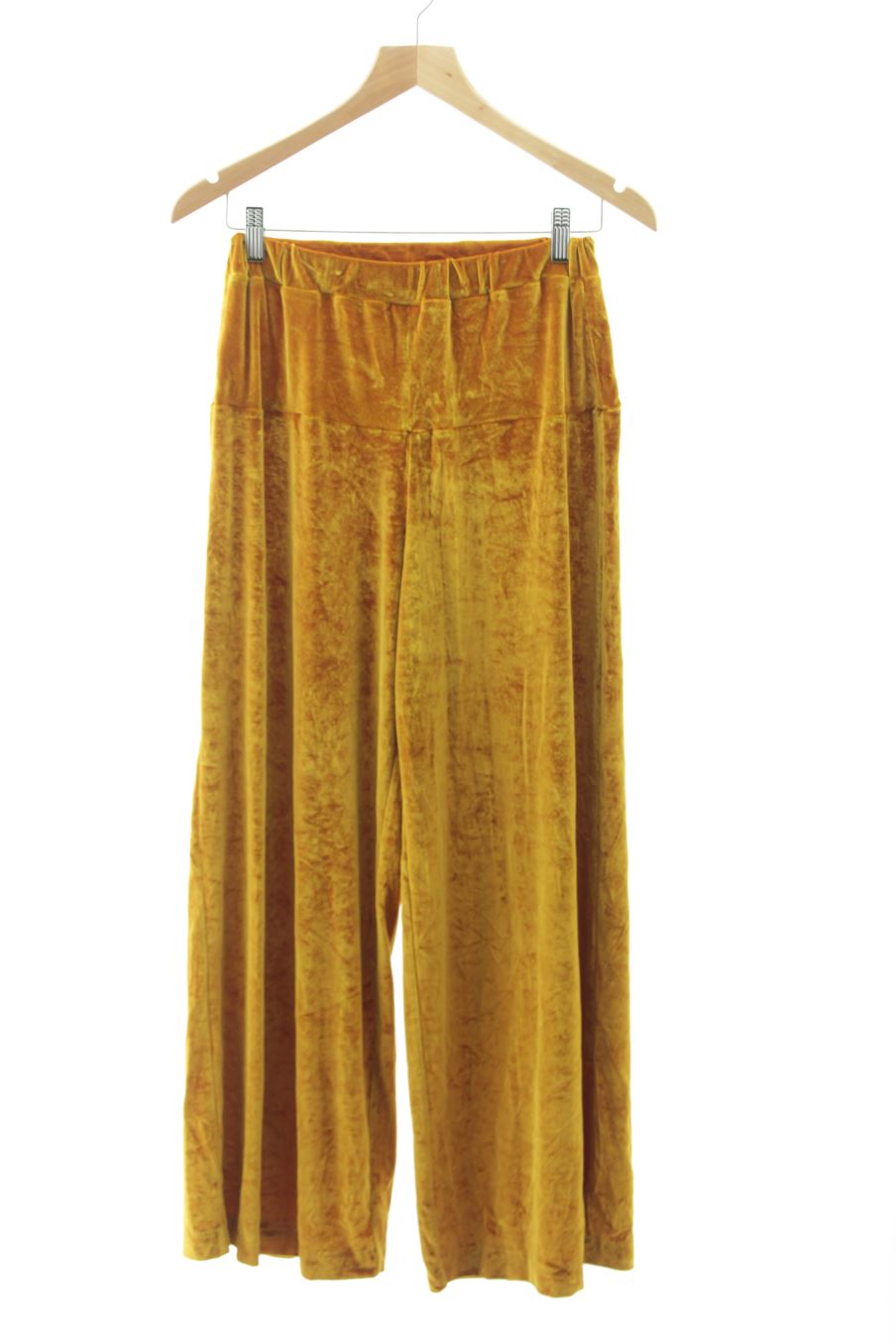 Pantalon Casual PERCENTIL de la taille XS, de couleur moutarde de velours