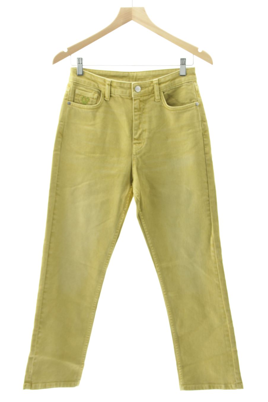 Jeans von Desigual Größe 38, Farbe Senfgelb, aus Jeanskleidung für