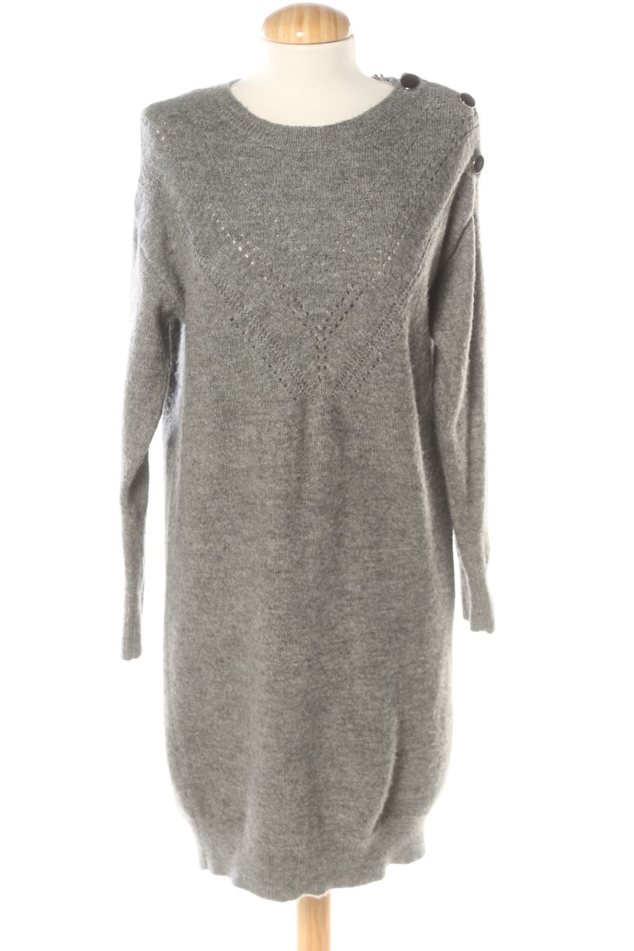 Vestido casual de Promod de la talla XS, de color gris