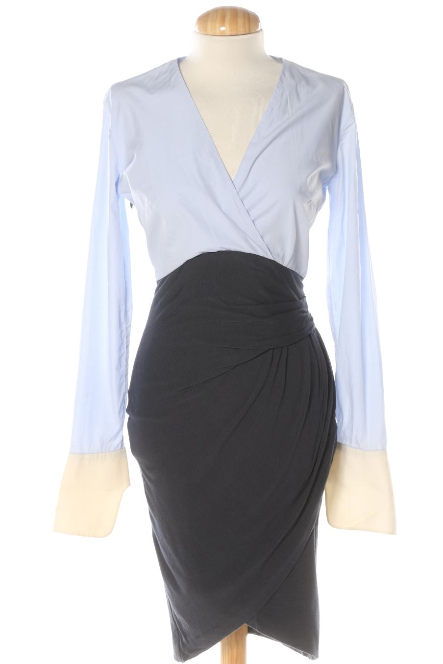 Robe casual Carven de la taille 36, de couleur bleu