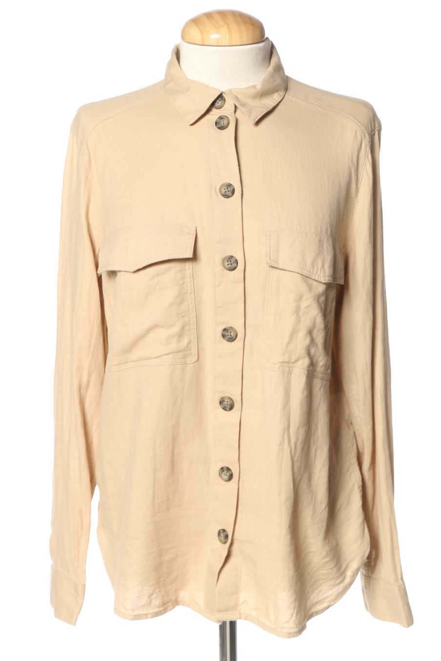 Chemise H&M de la taille 36, de couleur beige