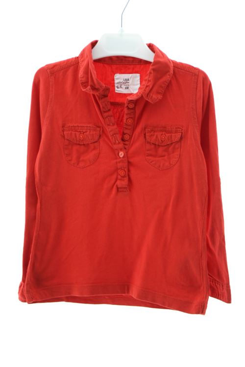 Langärmeliges Poloshirt