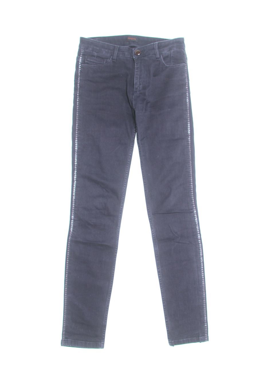 Vaqueros de Mayjune de la talla 34, de color negro de ropa vaquera