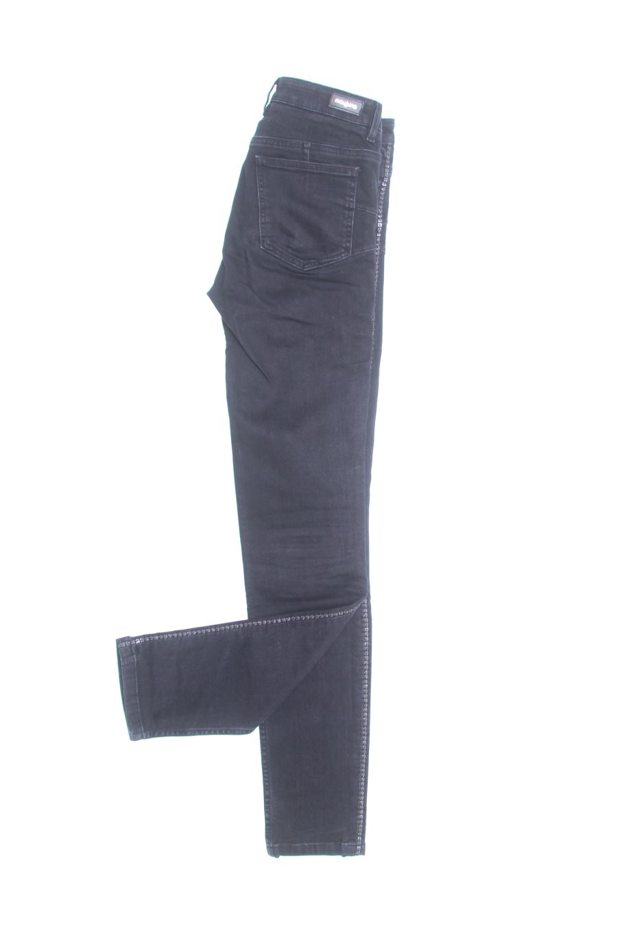 Vaqueros de Mayjune de la talla 34, de color negro de ropa vaquera