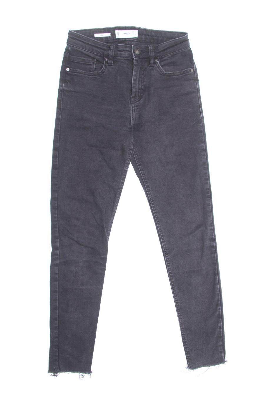 Vaqueros de Mango de la talla 34, de color negro de ropa vaquera