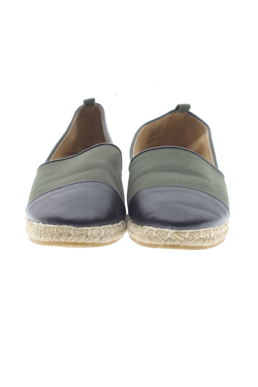 Zapatos planos de Promod de la talla 36, de color verde de