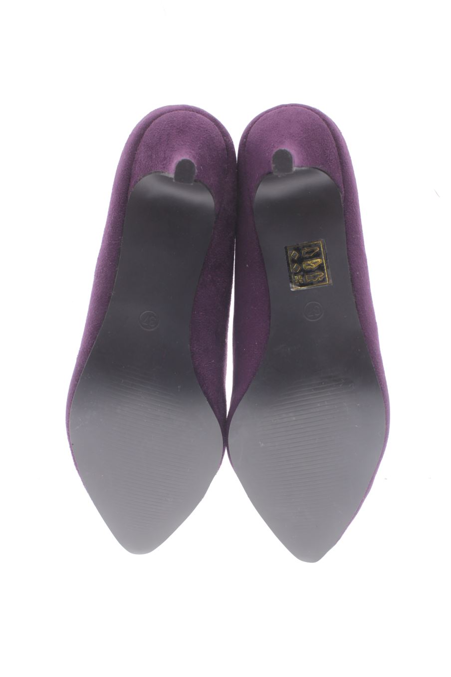 Zapatos de tacon de Marypaz de la talla 37, de color morado de