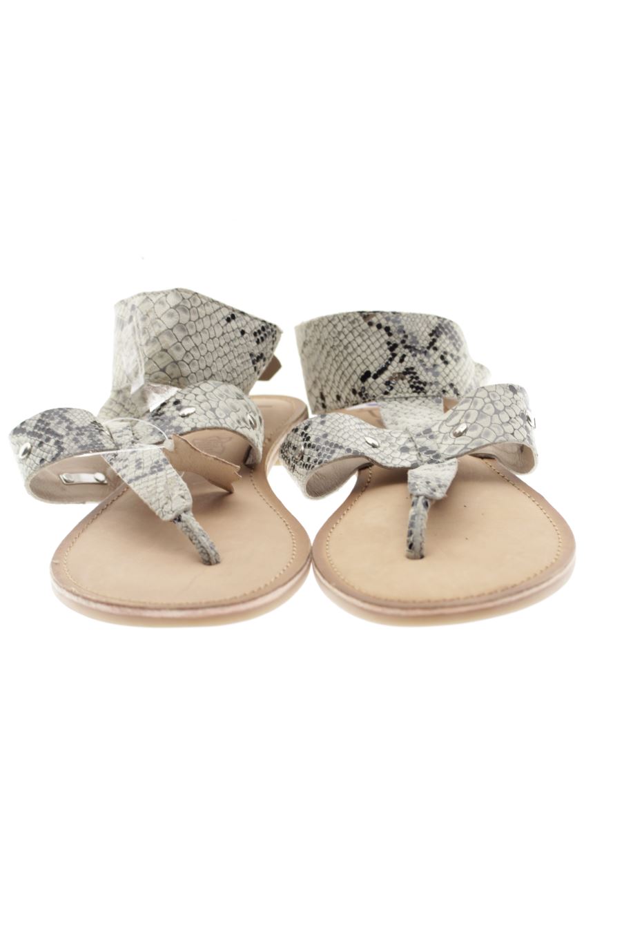 Sandalias planas de LPB de la talla 39, de color animal print de